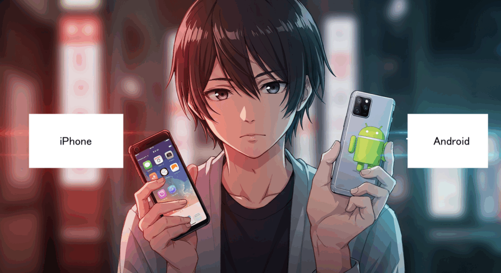 androidからiphone simカード