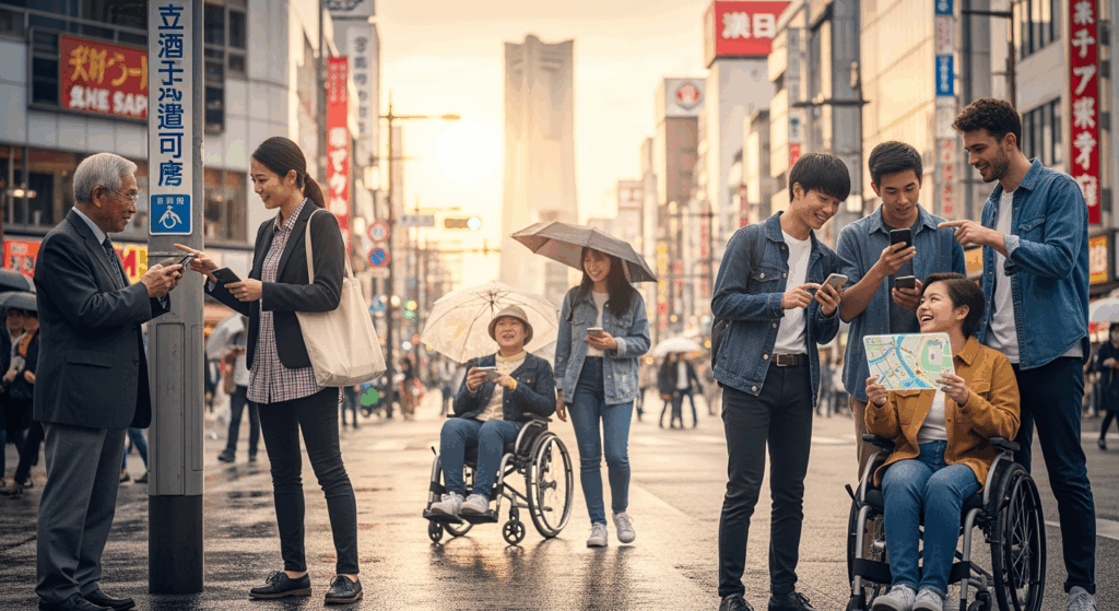 備前市がスマホ無料貸し出しを終了。地域のデジタル格差解消に向けた取り組みを象徴する日常の風景。